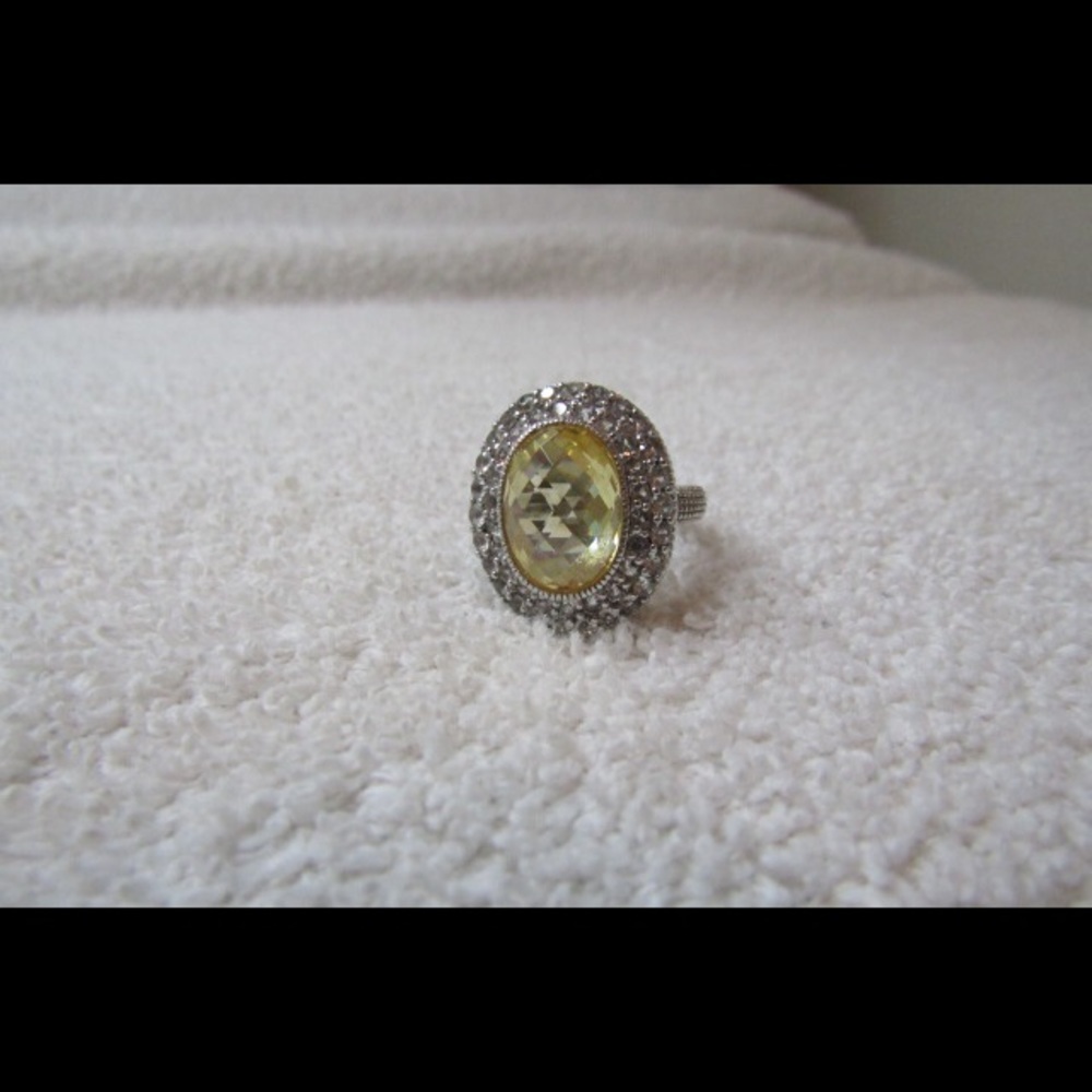 Citrine Silver Ring - Picture 2 of 6